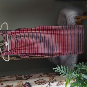 Motherhood Maternity Striped Dress size Medium